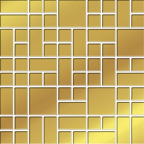 GOLD GLASS MOSAIC 25x25