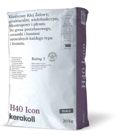 H40® Icon Szary 20 kg