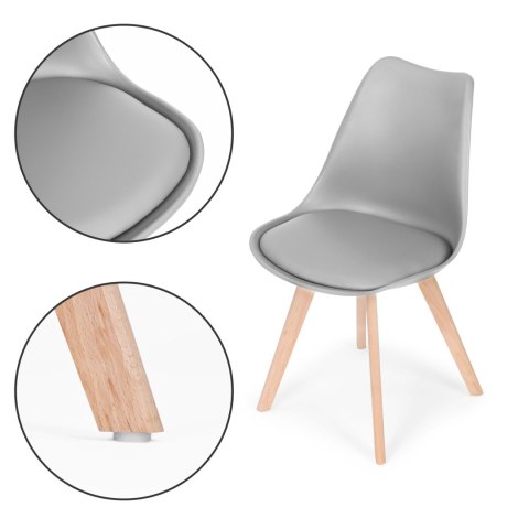ModernHome Krzesło zestaw krzeseł do salonu jadalni z poduszką ModernHome ModernHome Krzesło zestaw krzeseł do salonu jadalni z poduszką ModernHome