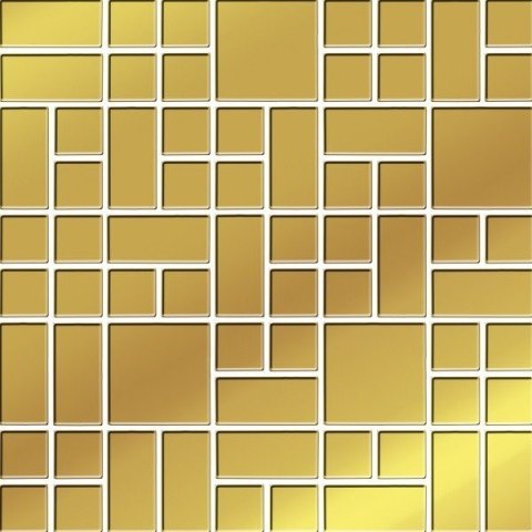 CERAMICA BIANCA GOLD GLASS MOSAIC 25x25 CERAMICA BIANCA GOLD GLASS MOSAIC 25x25