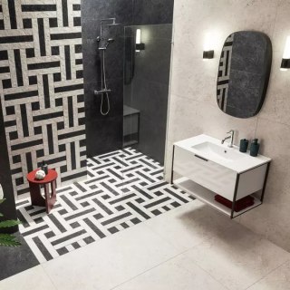 DOMINO (TUBĄDZIN) VANILLA WHITE STR 59,8X59,8 (60x60)